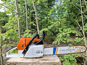 Motorsäge Stihl 036 - komplett neu gerichtet - 4,5 PS - 45 cm Schwert (Profisäge) Bild 2