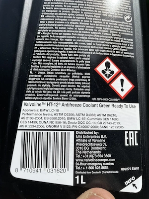 Kühlmittel für BMW HT-12 grün Bild 2