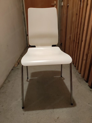 Esszimmer Stühle weiß. Bild 2