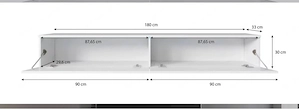 Lowboard TV Möbel LED Bild 3