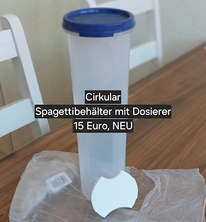 Cirkular Spagetti Tupperware NEU