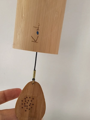 Koshi Klangspiel Erde, Feuer, Wasser, Luft - auch im Set erhältlich 150 Euro - Holz Windspiel Bild 10