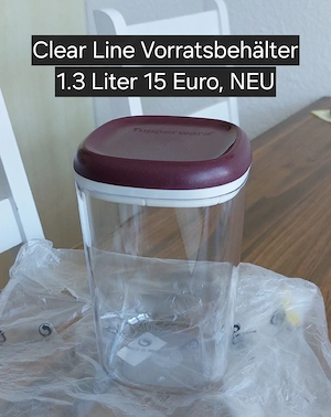 Clear Line Vorratsbehälter Tupperware NEU