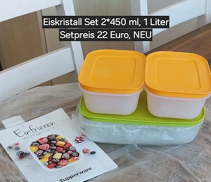 EiskristallSet Tupperware NEU