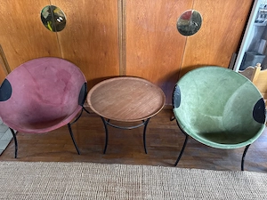 Design Klassiker Sammlerstücke echt Leder   Stühle Tisch Bild 4
