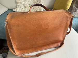 Schultasche echt Leder Bild 4