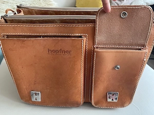Schultasche echt Leder Bild 2