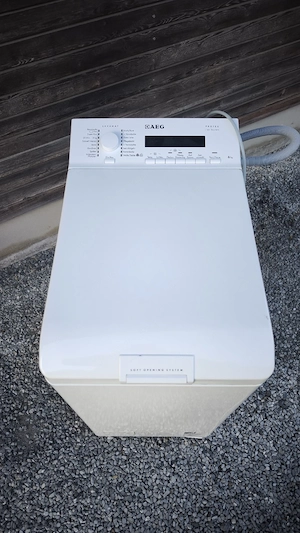 RESERVIERT! Waschmaschine AEG Lavamat Toplader L71360TL   6kg   Top-Zustand & Platzsparend! Bild 4