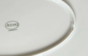 2 Arzberg Servierteller   Platten oval - Porzellan - kaum benutzt Bild 4