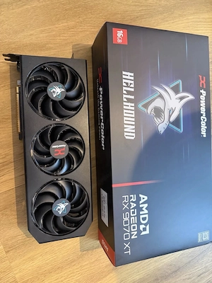 PowerColor AMD Radeon RX 9070 XT Hellhound OC 16GB Bild 2