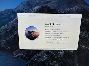 iMac 27" Late 2013, 1TB Fusion drive Bild 3