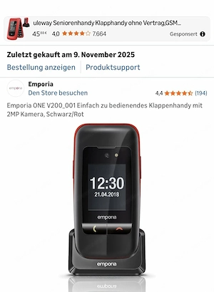 Senioren Klapphandy Bild 3