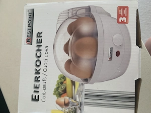 Verschenke Eierkocher + Küchenzange