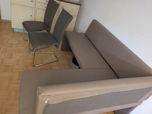 Eckbank mit 2 Stühlen   Esstischgarnitur Bild 3