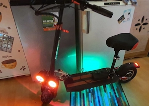 E-Scooter SUNNIGOO N3MAX mit Sitz, Beleuchtung Federung, Klappbar, Schlüssel Bild 2