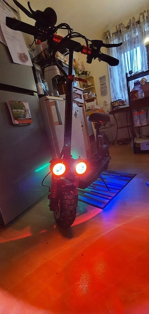 E-Scooter SUNNIGOO N3MAX mit Sitz, Beleuchtung Federung, Klappbar, Schlüssel Bild 5