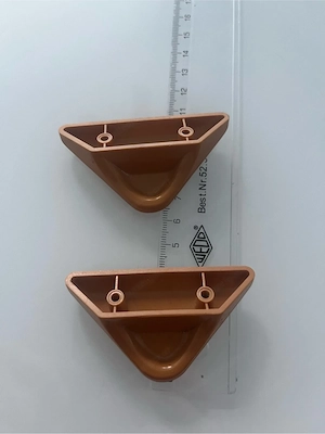 2x Dreieckige Möbelabdeckungen   Kunststoff in Holzoptik Bild 7