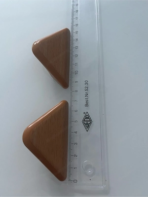 2x Dreieckige Möbelabdeckungen   Kunststoff in Holzoptik Bild 6
