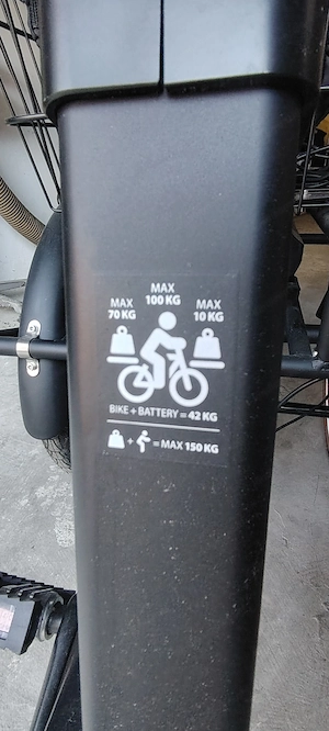 Blaupunkt Minna Lastenrad Klappmechanik Bild 5