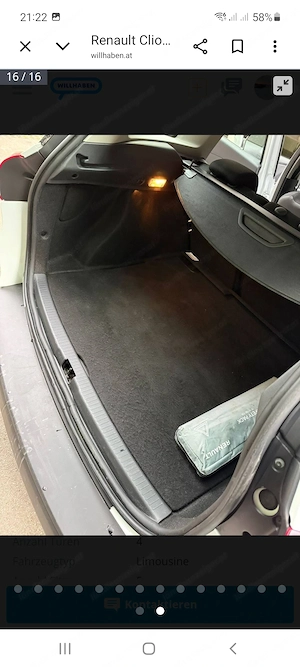 Renault Clio Baujahr 2018 mit 64.000 km. Sehr sparsam  Bild 8
