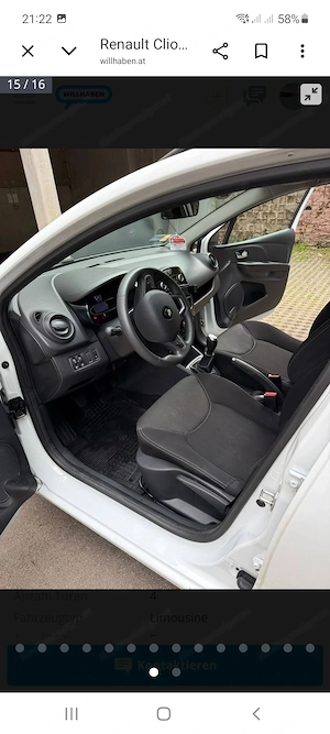 Renault Clio Baujahr 2018 mit 64.000 km. Sehr sparsam  Bild 4