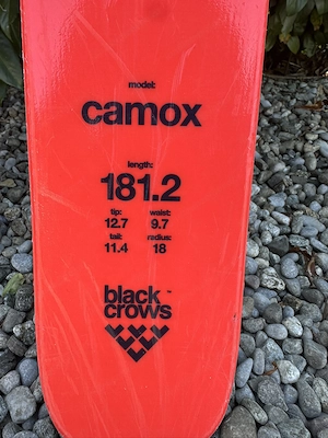 Black Crows Camox Freeride Ski mit Marker Kingpin Bindung und Fellen Bild 3