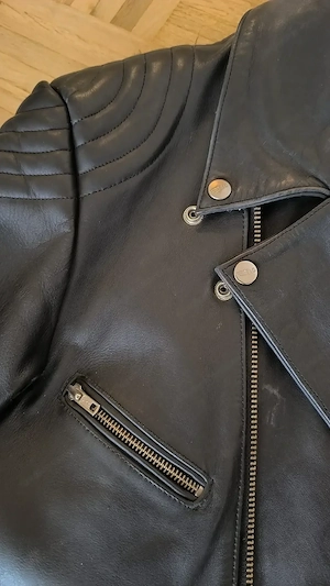 Motorradjacke u -Hose, Echtleder, neuwertig, Gr 54 Bild 3