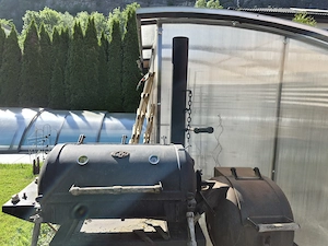 Verkaufe massiven Smoker. Holz und Gas Bild 2