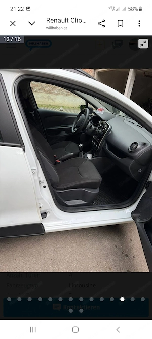 Renault Clio Baujahr 2018 mit 64.000 km. Sehr sparsam  Bild 6