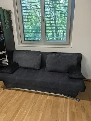 Verschenke Schwarze Schlafcouch Bild 5