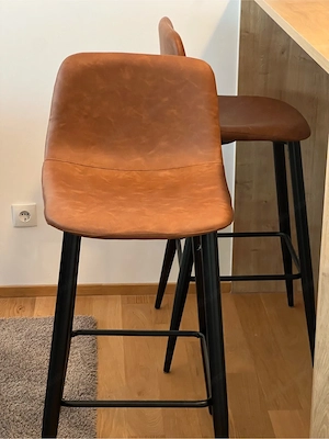 Barhocker 2 Stk, braun, NEU! Bild 3