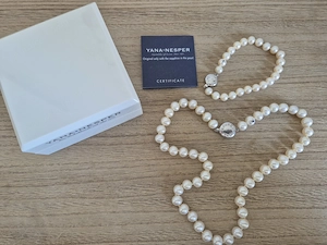 Perlenkette Set mit Armband Bild 4