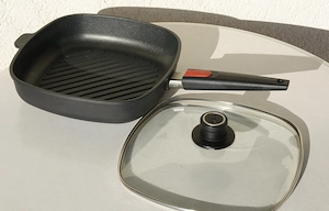 Woll Grill-Pfanne, 28cm x 28cm, inkl. Deckel Bild 2