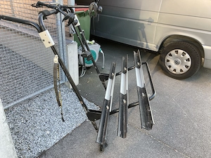 Radträger für VW Bus mit Heckklappe