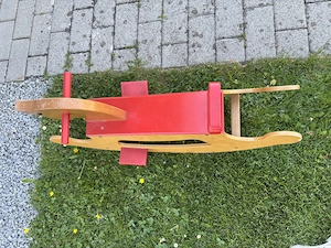 Schaukelpferd Holz Bild 2