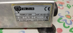 Aufschnittmaschine Toperczer Family 220,  gebraucht Bild 3