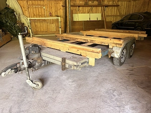 Autotransport Hänger für mobilen Hühner- Ziegenstall Bild 2