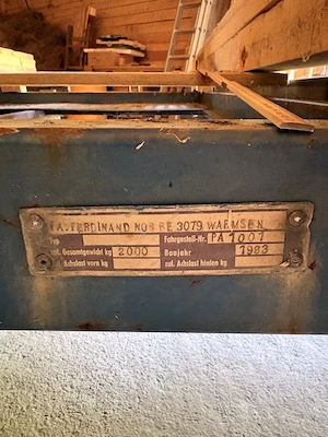 Autotransport Hänger für mobilen Hühner- Ziegenstall Bild 3