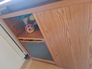 Schreib- und Bürotisch Vollholz Bild 2