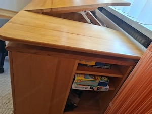 Schreib- und Bürotisch Vollholz Bild 3