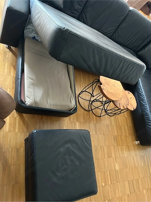Hochwertige Echtleder Couch Bild 3