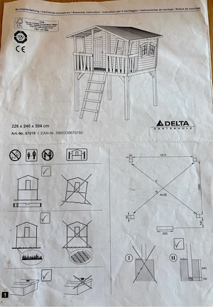 Spiel Gartenhaus Kinder Bild 2