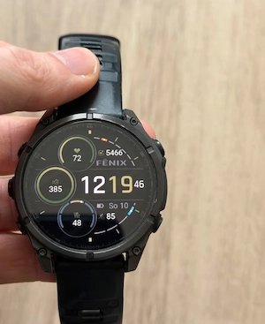 Garmin Fenix 8 47mm Smartwatch mit 2 Armbändern Bild 3