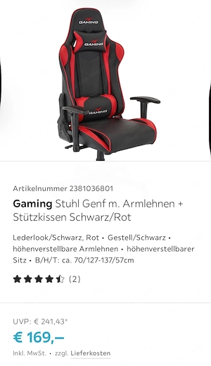 Gamingstuhl Bild 5