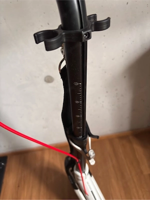 Oxelo Town 9 EF Tretroller   Scooter   Weiß   EasyFold Mechanismus Bild 2