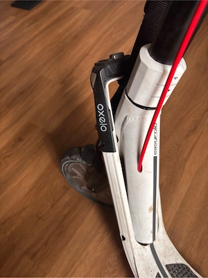 Oxelo Town 9 EF Tretroller   Scooter   Weiß   EasyFold Mechanismus Bild 3