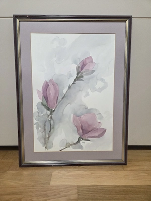 Bild mit Tulpen