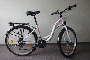 Licorne Stella Premium City Bike 24" Fahrrad Mädchen, Jungen, Herren und Damen 21 Gang-Schaltung Bild 5
