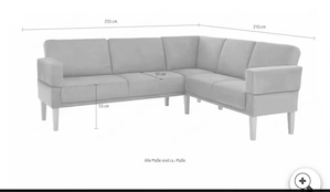 Eckbank  Fehmarn  von Universal Home affaire   Rosa Bild 2