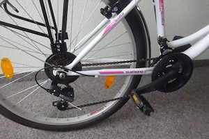 Licorne Stella Premium City Bike 24" Fahrrad Mädchen, Jungen, Herren und Damen 21 Gang-Schaltung Bild 8